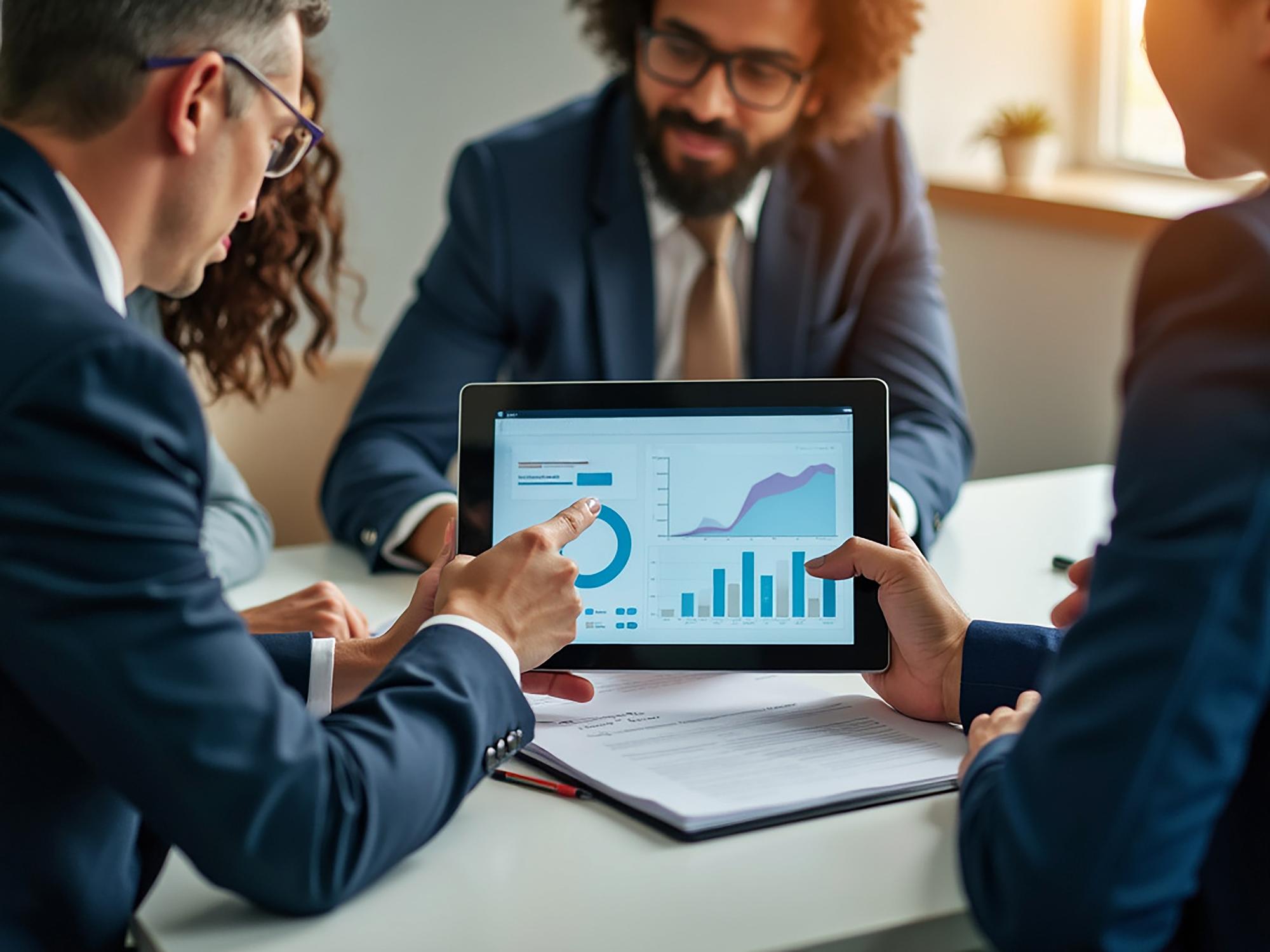 Resultado de análise competitiva e posicionamento de mercado em consultoria